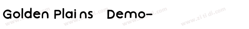 Golden Plains   Demo字体转换
